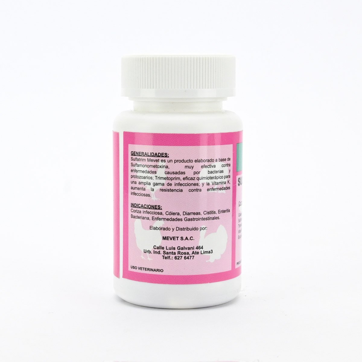 Sulfatrim Mevet (contiene 100 capsulas)