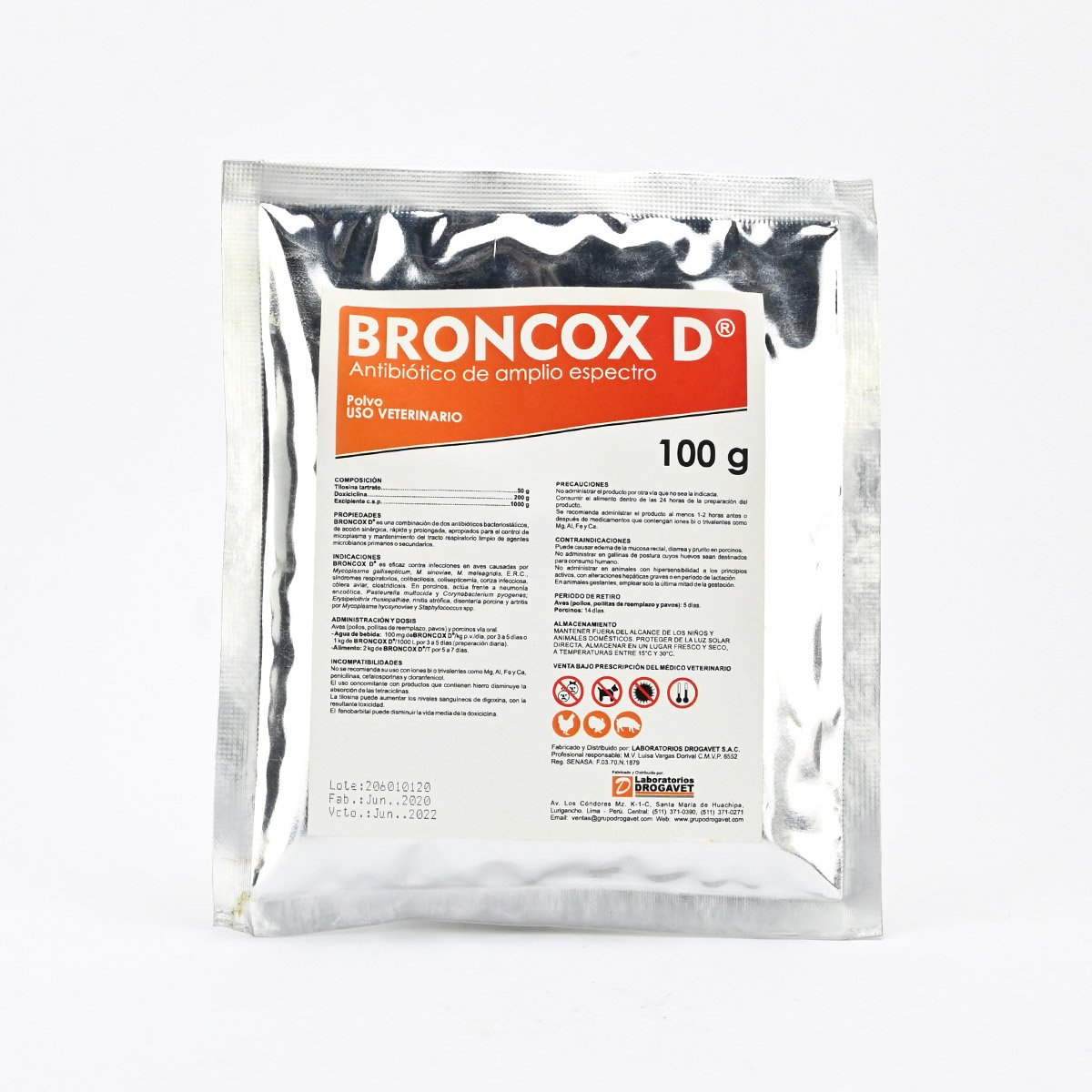 Broncox D x 100 gr